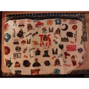NEW in bag - Taylor Swift 2-sided zip up make up bag